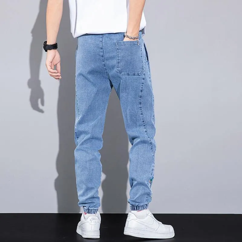 Men's Casual Embroidery Harlan Jeans